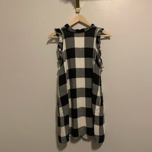 Black & White Checkered Dress